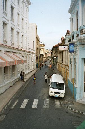 Strasse in Santiago de Cuba
