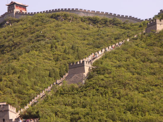 Hoch und runter - hoch und runter!
Das ist eine Mauer! Hat aber auch nicht gehalten!