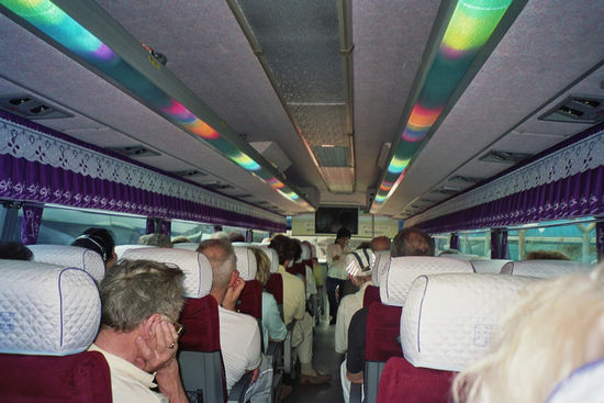 Der Koreabus fiel durch das interessante Oberlicht auf!