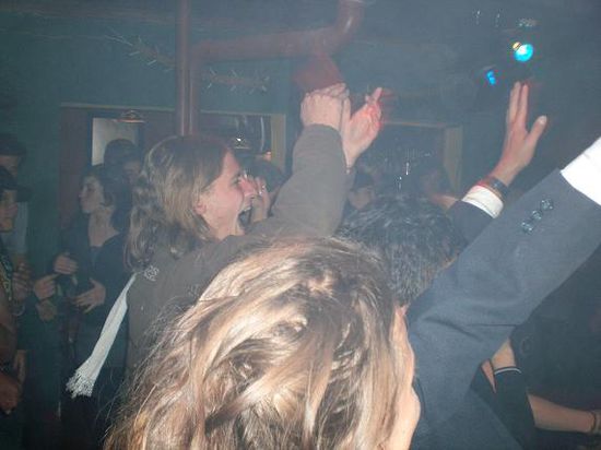 fette, fette Skaparty am Abend