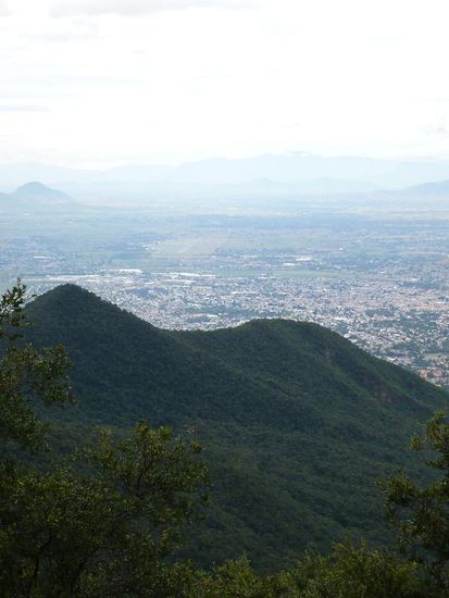 Sicht während des Aufstieges