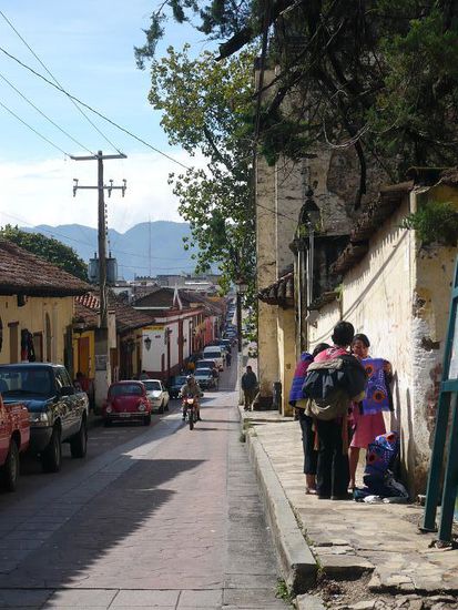 Typische Strassenszene