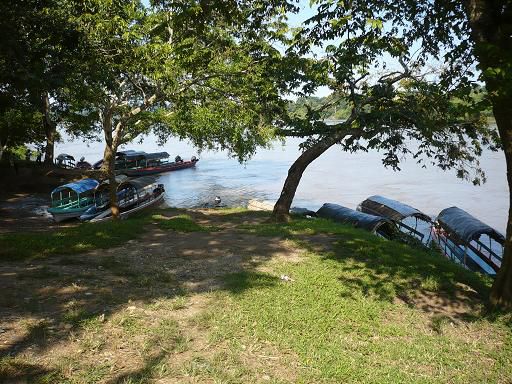 Der Rio Usumacinta, der Grenzfluss zwischen Mexiko und Guatemala