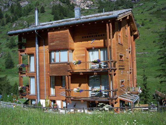 Gästehaus vom Pirmin Zurbriggen, einer der besten Skirennläufer den die Schweiz je hatte