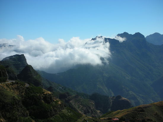 Zentralmassiv mit den höchsten Bergen Madeiras