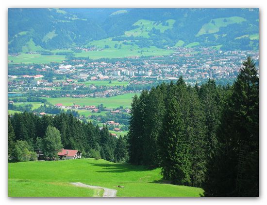 Blick auf Sonthofen