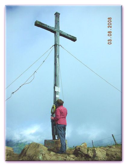 Gipfelkreuz auf dem Riedberger Horn