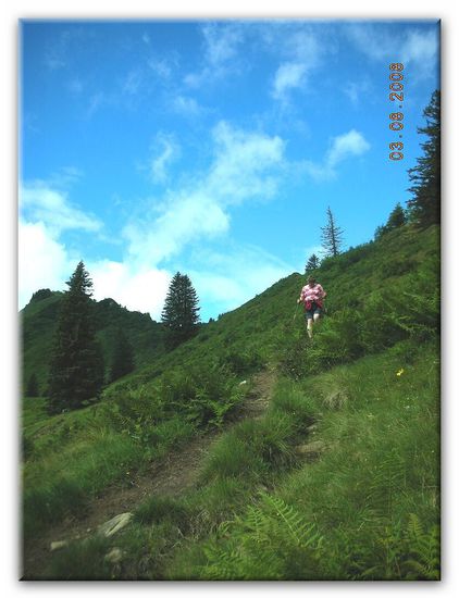 Abstieg ins Bolgental