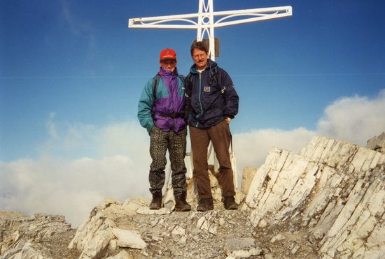 Nicht nur 1200 Höhenmeter sind geschafft, sondern ich auch.