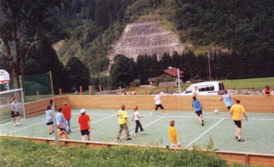 Sportliche Betätigung ist auf dem Hof erwünscht.