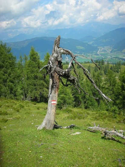 Man beachte die geschminkten Lippen dieses Alpendämons.