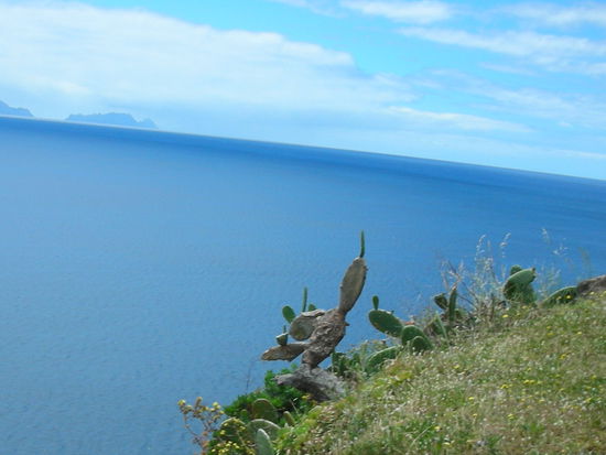 Blauer gehts nimmer.
Im Hintergrund die unbewohnten und zum Archipel
gehörenden Illhas Desertas. Ein Naturschutzgebiet.