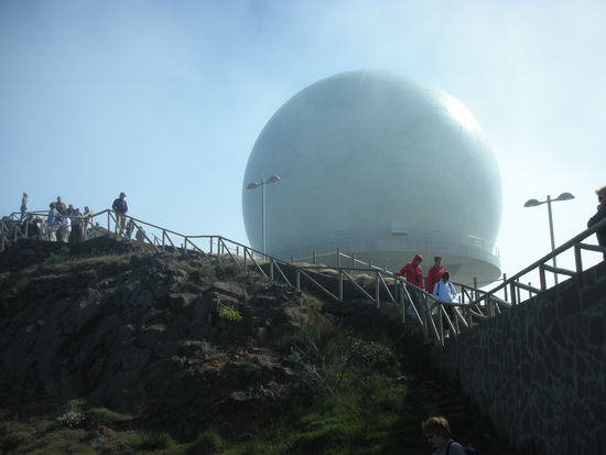 Ganz oben drauf ein Observatorium