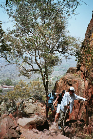Bergwandern mit Freunden