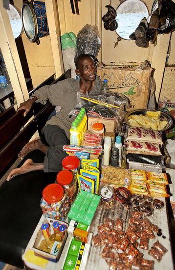 Händler im Hauptdeck