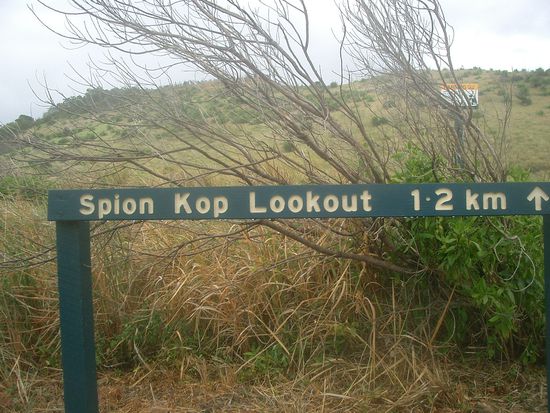 Und dann der zweite Weg, welcher ich mir vorgenommen habe.... Spion Kop Lookout, toent ja mal nicht schlecht....