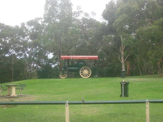 Alte Lokomotive von Hurtsville, dies ist eine Nachbargemeinde...
