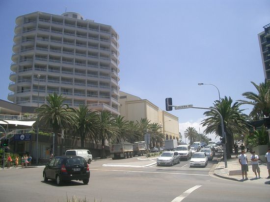 Die Zuffahrtsstrasse...