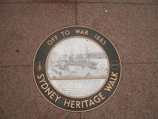 Und dann am naechsten Tag war ich zum ersten Mal richtig in der City von Sydney...