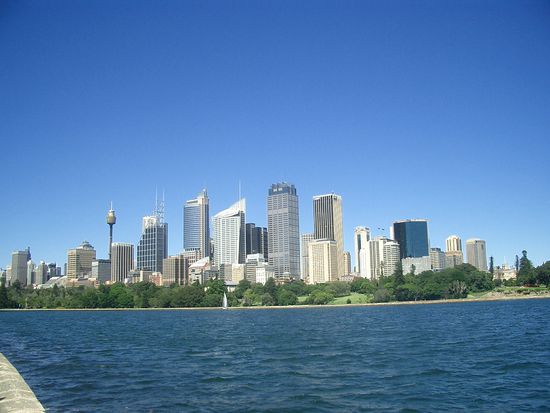 Und die City-Skyline...