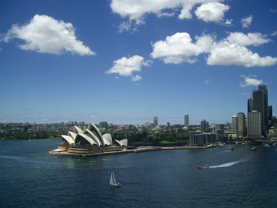 von wo wohl? Genau! Von der Harbour Bridge...