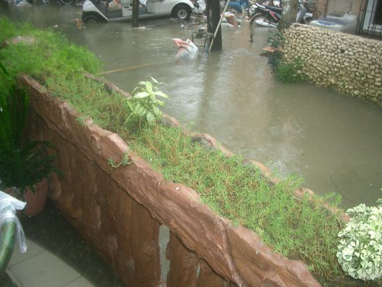 Mmmmhhh.. kaum angekommen, soviel Regen.. es kann ja nur besser kommen...
Mehr Fotos folgen wenn die Ueberflutung zu Ende ist... ich bin Ueberzeugt es wird bald schoener werden....