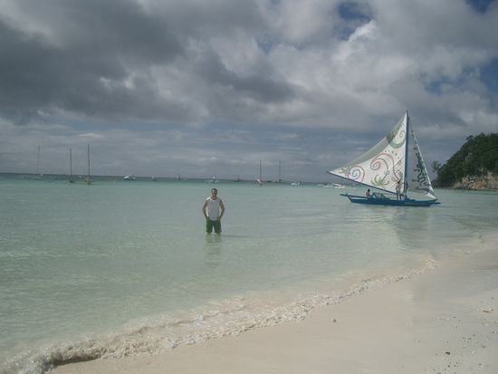und ich, damit man wieder einmal sieht dass ich auch hier baden ging...