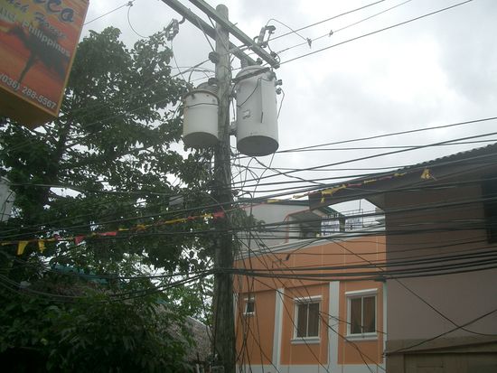Das Stromnetz von Boracay...