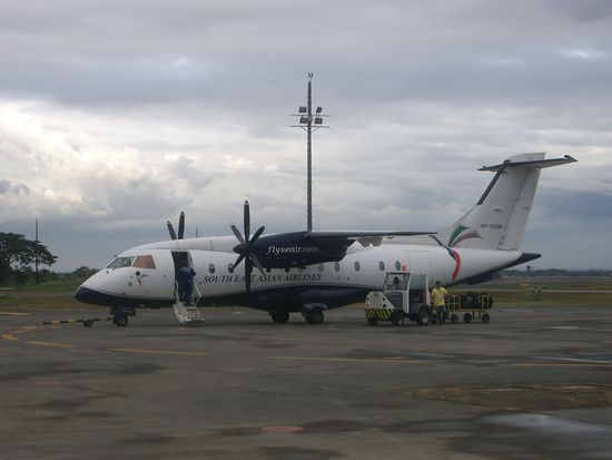Mit diesem Flieger gings dann wieder nach Angeles.... kleine Geschichte folgt...