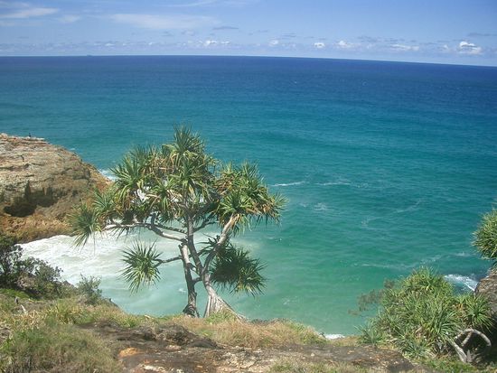 Das Meer ist wunderschoen auf Straddie..
