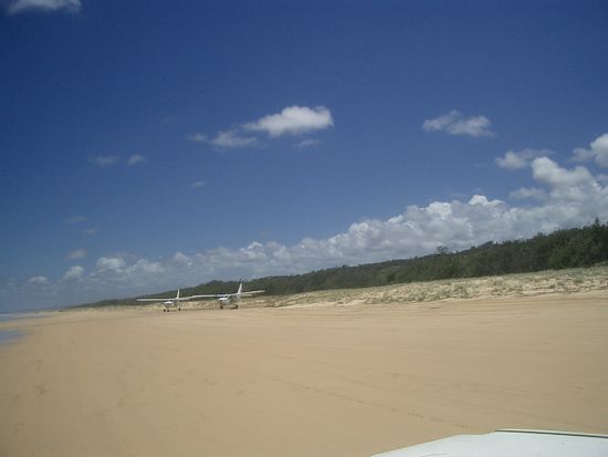 Und wieder 2 Flugzeuge, welche den Heimflug noch vor sich hatten...