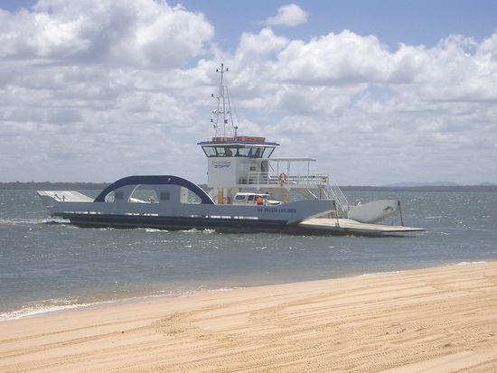 Die Faehre, welch uns wieder ans Mainland fuehrte...