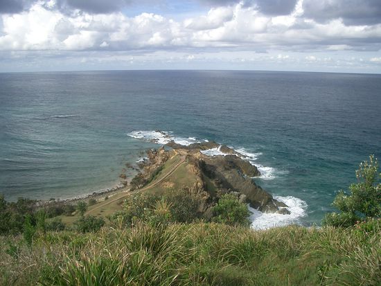 Cape Byron.. wo Stroemung auf Stroemung trifft...
