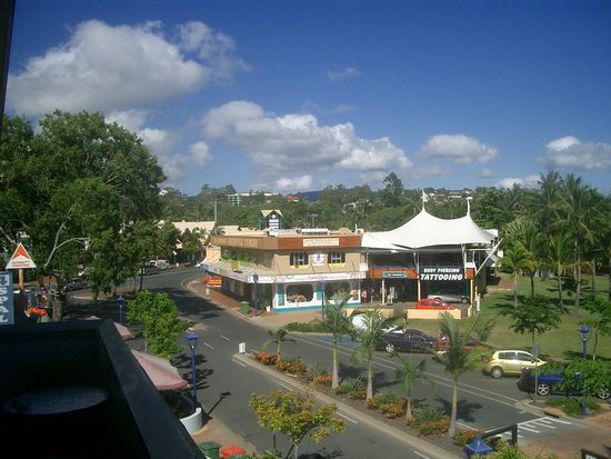 Die Sicht aus meinem Backpacker ...