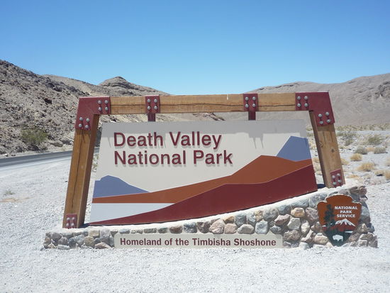 Das Einggangsschild.