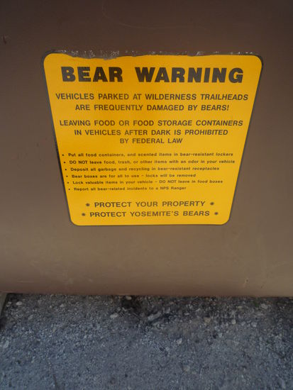 Achtung Bär Warnung