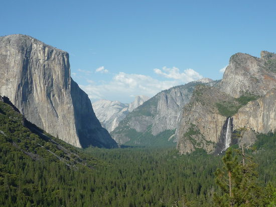 Und dann noch die Übersicht über einen Teil des Yosemite Nationalparks.