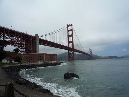 Die legendaere Golden Gate Bridge
