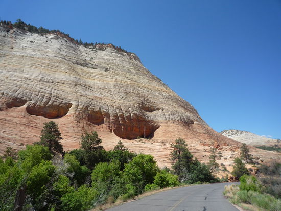 Die Fahrt zu den Aussichtspunkten.