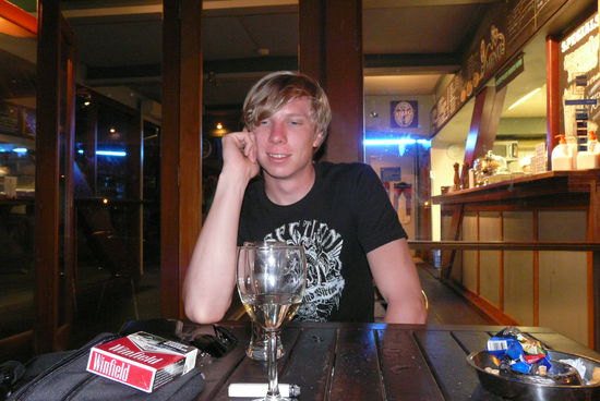 Abendessen am Fähranleger in Perth