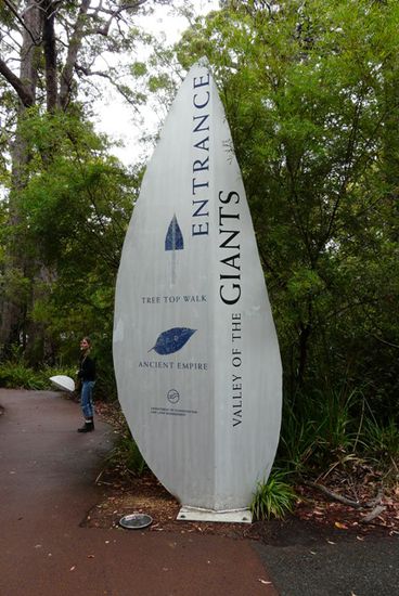 Eingang zum Tree Top Walk
