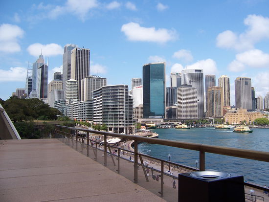 Blick auf die Skyline