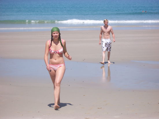 Nach dem Bad mit Autoschlüssel