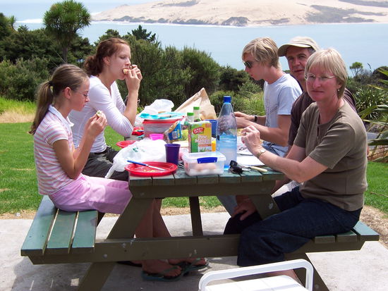 Nora hatte alles dabei,sogar Lachs