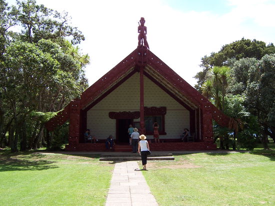 Das Meeting House der Maoris