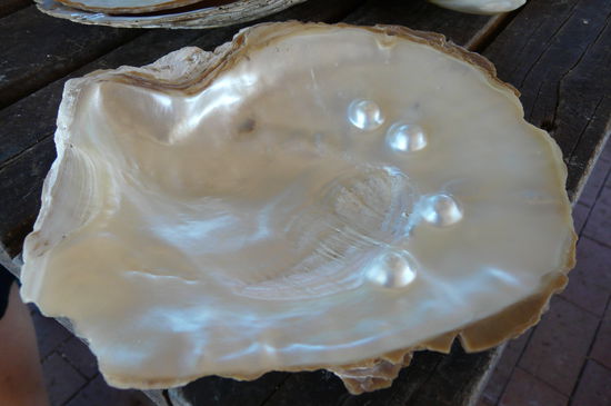 Wenn die Auster keine ganzen Perlen mehr produzieren kann,reicht es immer noch für halbe.