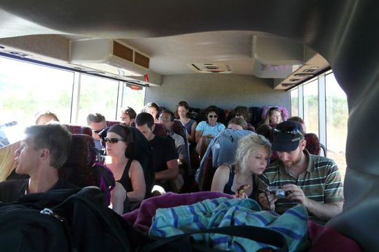 On the bus
