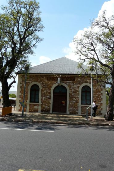 Wieder errichtetes Gebäude