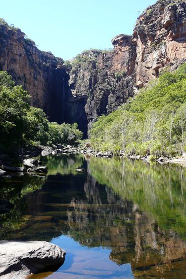 Auf dem Weg zu den Jim Jim Falls
