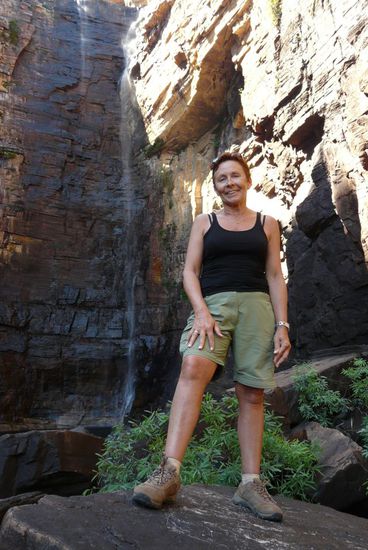 Vor den Jim Jim Falls